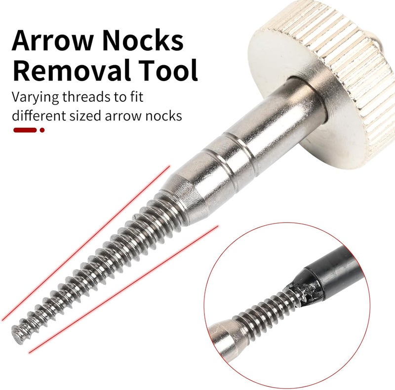SOPOGER 50 Packs Archery Arrows Nocks - Arrow Inserts for Carbon Arrows .244/6.20mm Plastic Arrow Nocks for DIY Hunting Shooting - Image 2